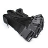 BDSMaster Lot de 7 Sangles Attaches Camisole Claps Noires